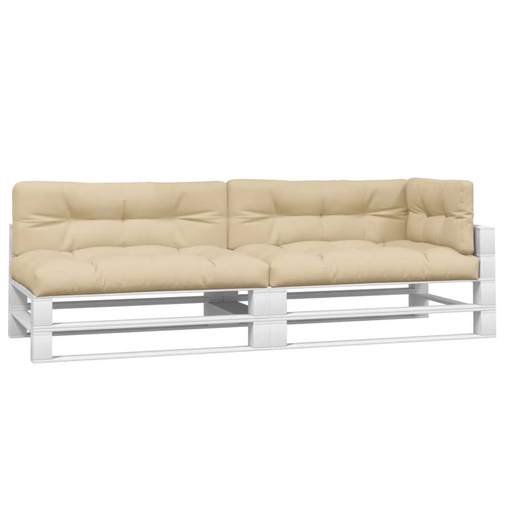 Pallet Cushions 5 pcs Beige Fabric