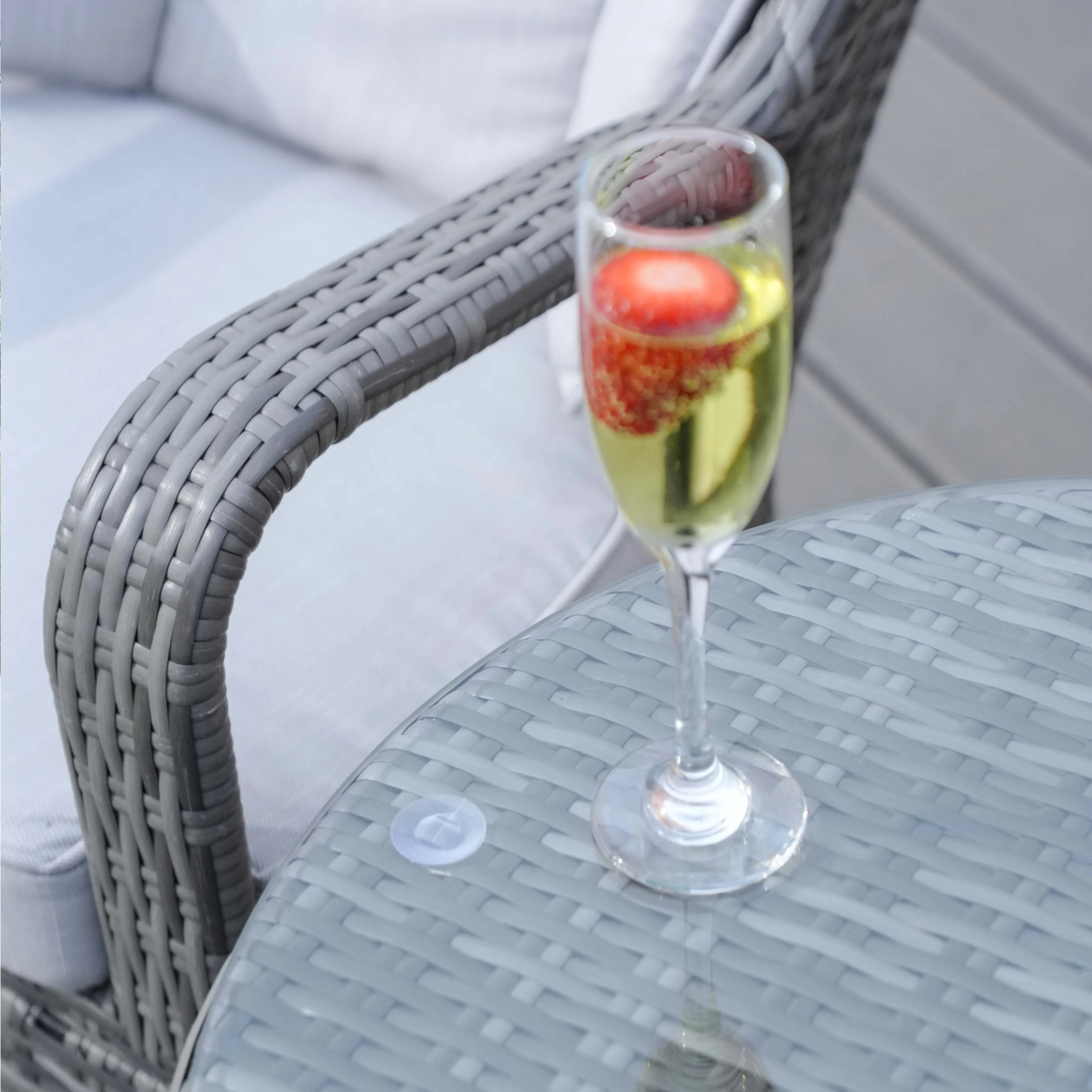 Parma Bistro Set (Grey)