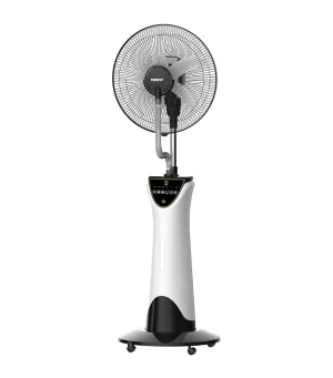Rechargeable Stand Fan with Mist and LED Night Light