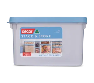 Stack & Store Pantry Containers, Oblong, 1.2L
