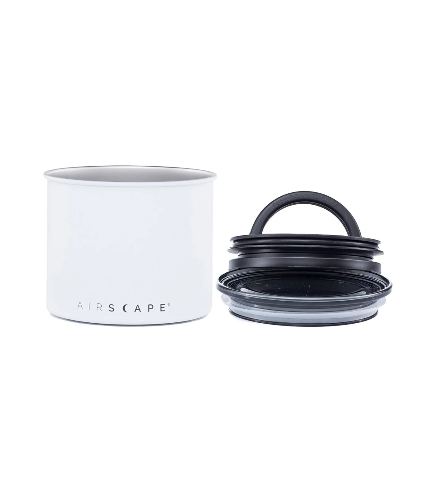 Stainless Steel Coffee and Food Storage Canister - 4" Chalk (Matte)