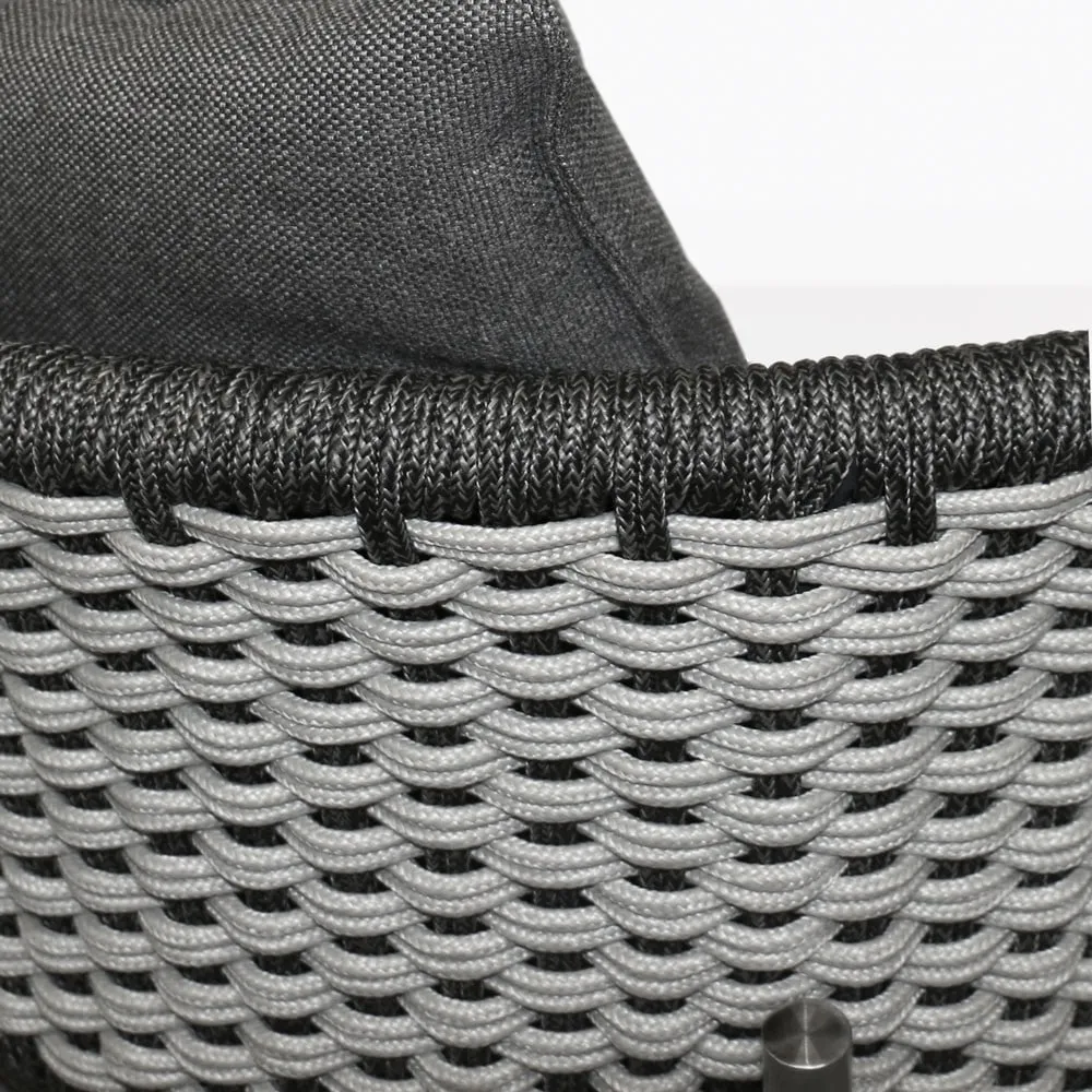 Studio Two Tone Rope Dining Armchair