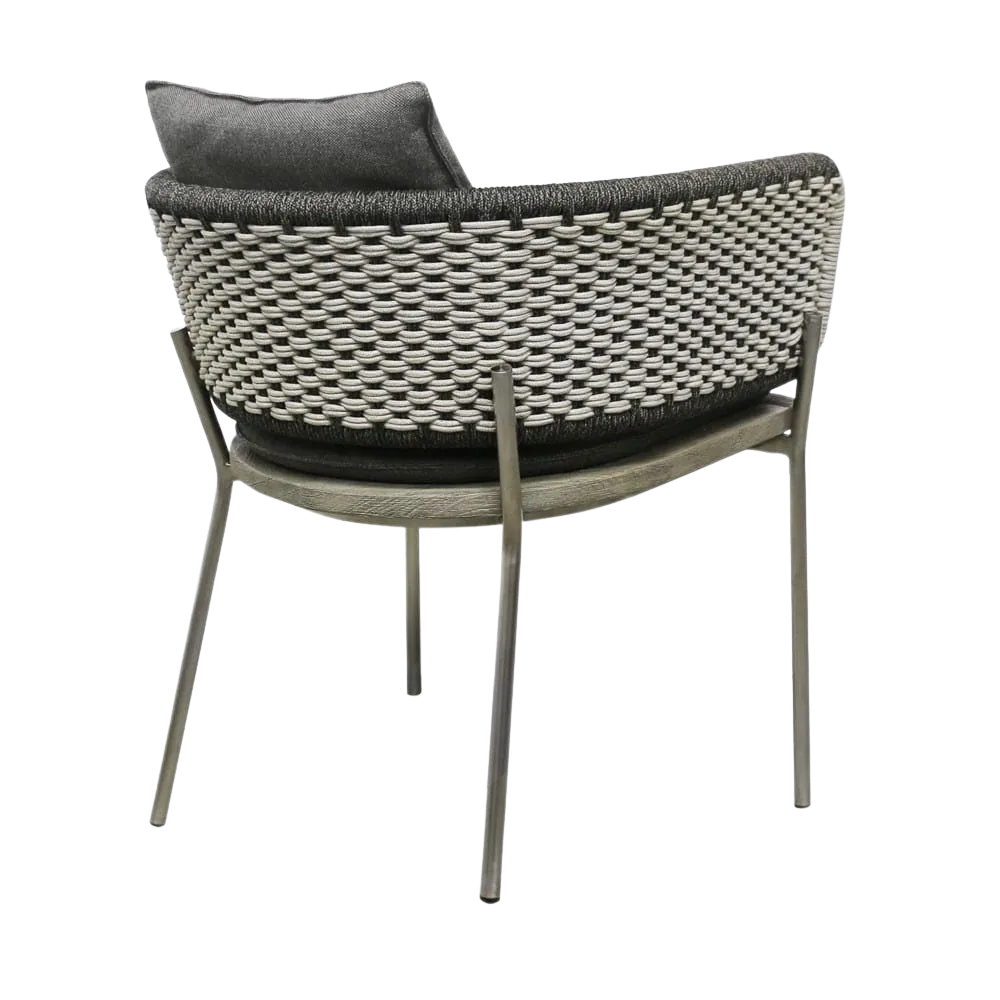 Studio Two Tone Rope Dining Armchair