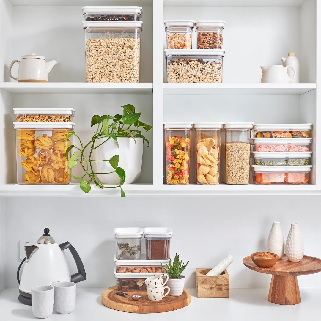 Style & Organise Pantry Containers, Square, 710ml