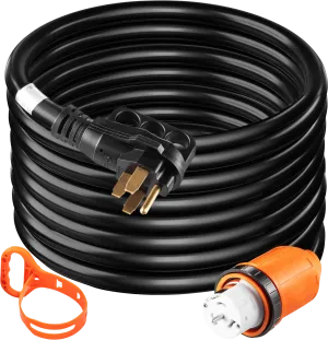Vevor Generator Power Cord Heavy Duty 50' 12000W 50 Amp New