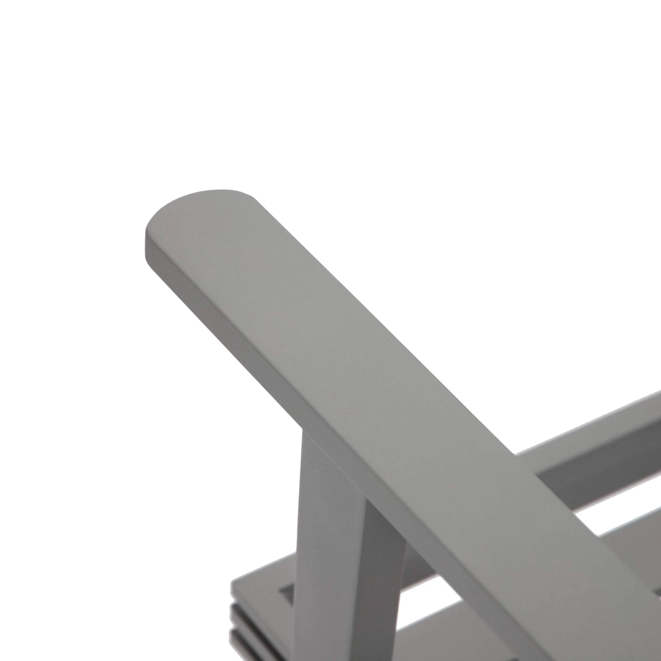 Walbrooke Modern Grey Patio Arm Chair, Set of 2