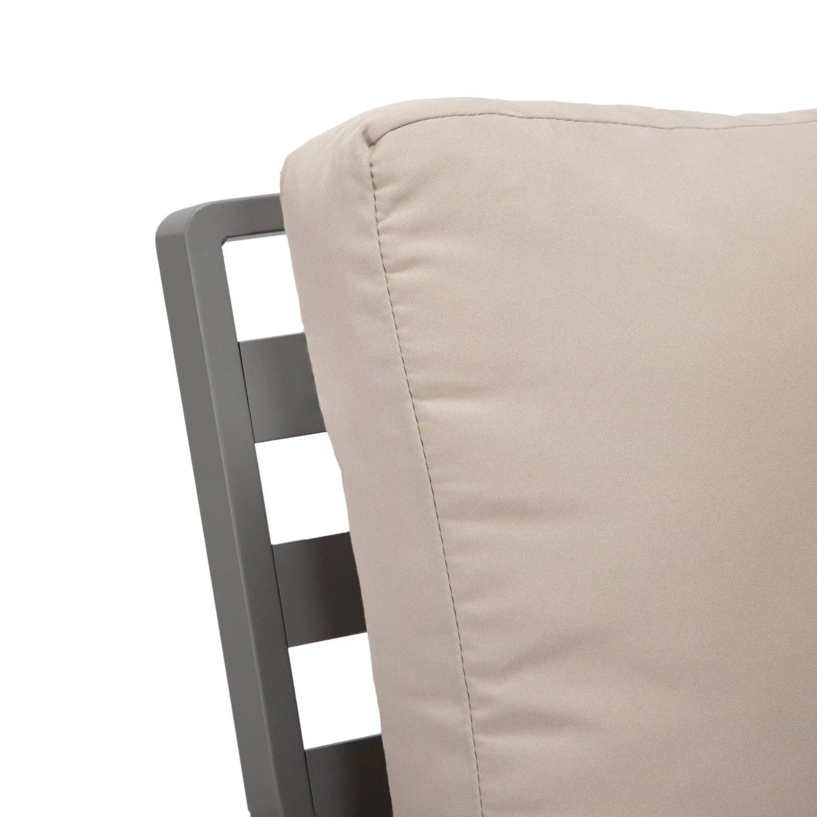 Walbrooke Modern Grey Patio Arm Chair, Set of 2