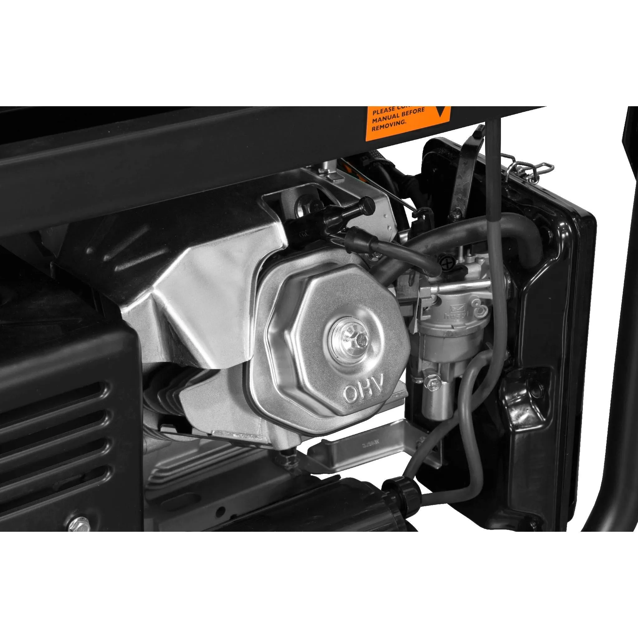 WEN DF1100T 11,000/8,300-Watt 120V/240V Dual Fuel Gasoline and Propane Powered Electric Start Portable Generator with Wheel Kit