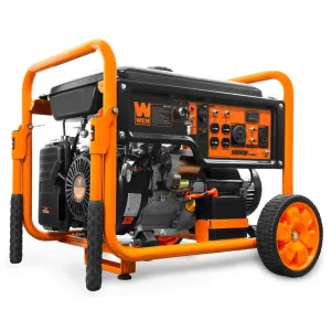 WEN GN9500 9500-Watt 420cc Transfer Switch and RV Ready 120V/240V Portable Generator with Remote Electric Start, CARB Compliant